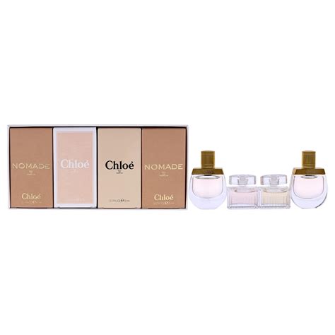 Chloe Chloe Women 4 Pc Mini Gift Set 5 ml Nomade EDP Spray, 